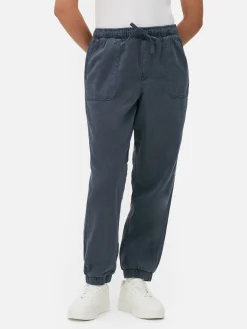 Denim Drawstring Joggers|Primark Online