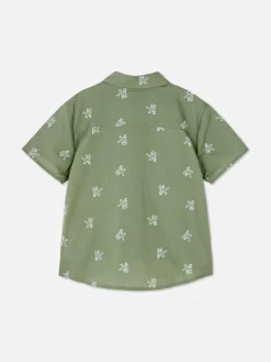 Dinosaur Button-Up Shirt|Primark Online