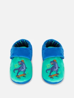 Dinosaur Cupsole Slippers|Primark New
