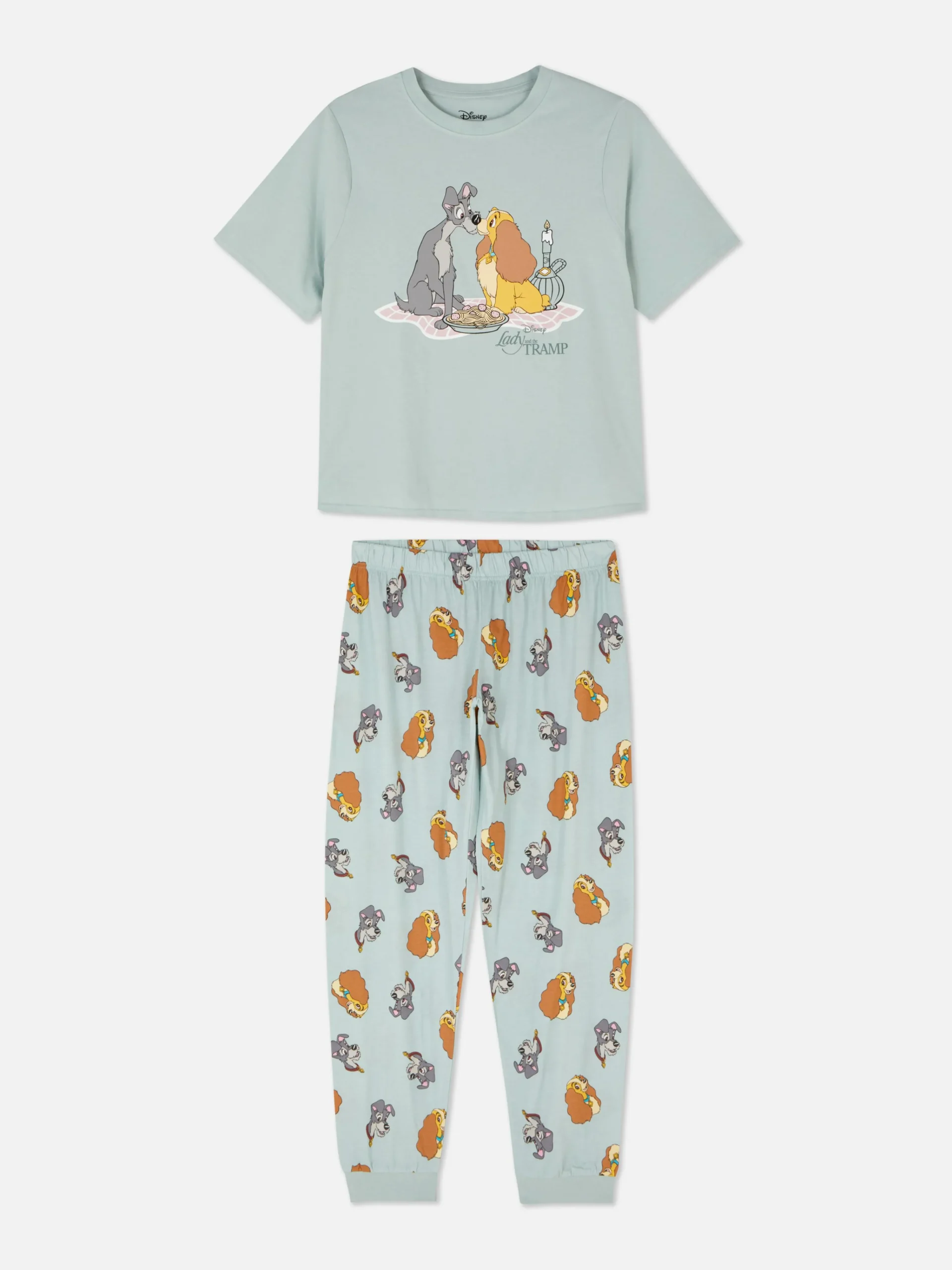 Disney Character Print Jersey Pajamas|Primark Outlet