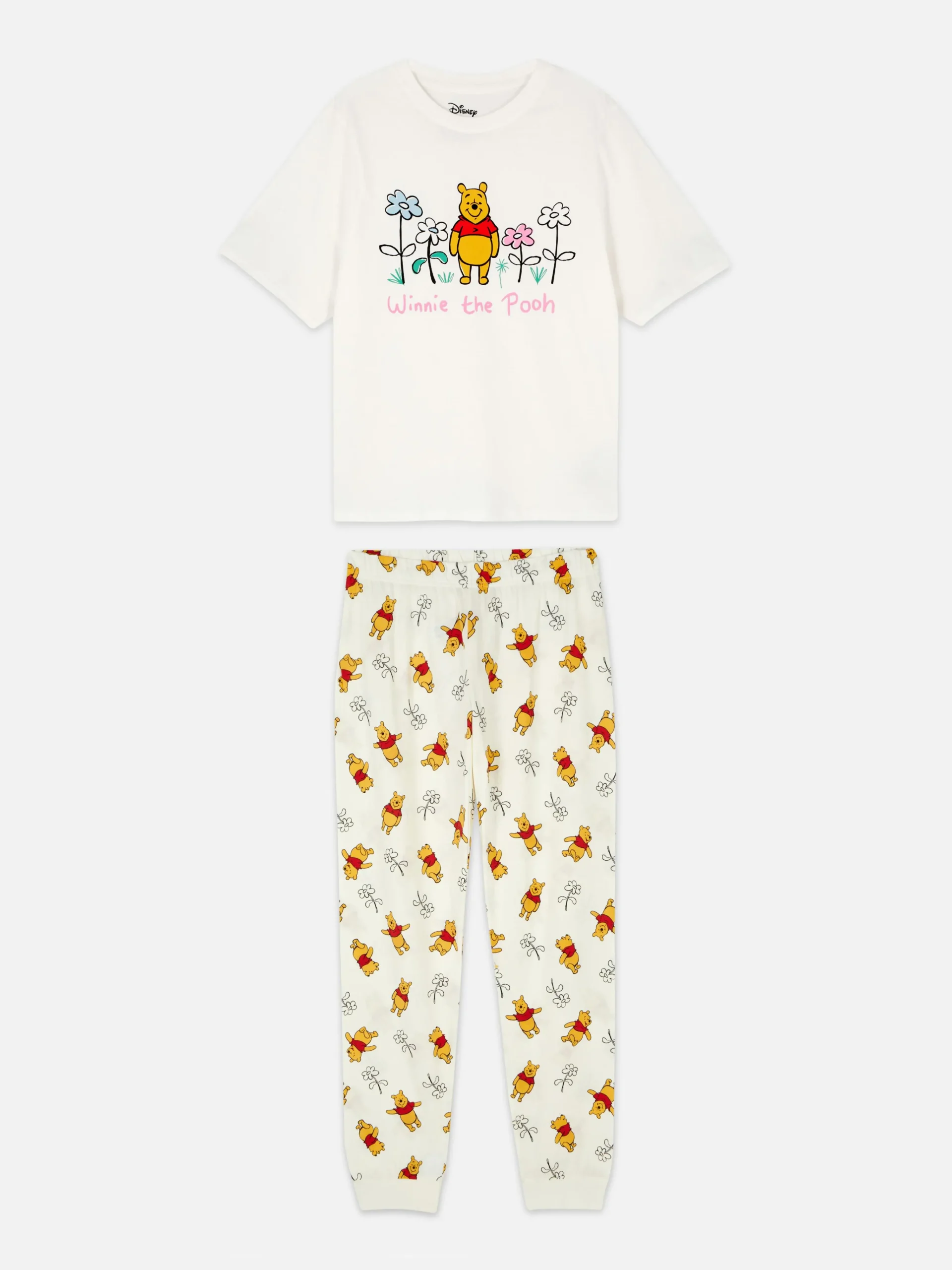 Disney Character Print Jersey Pajamas|Primark Discount