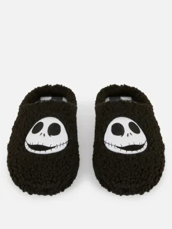 Disney Tim Burton’s The Nightmare Before Christmas Bouclé Slippers|Primark New