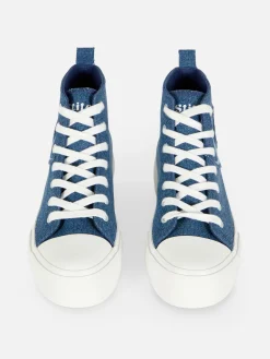 Disney’s Lilo And Stitch Denim High Tops|Primark Discount
