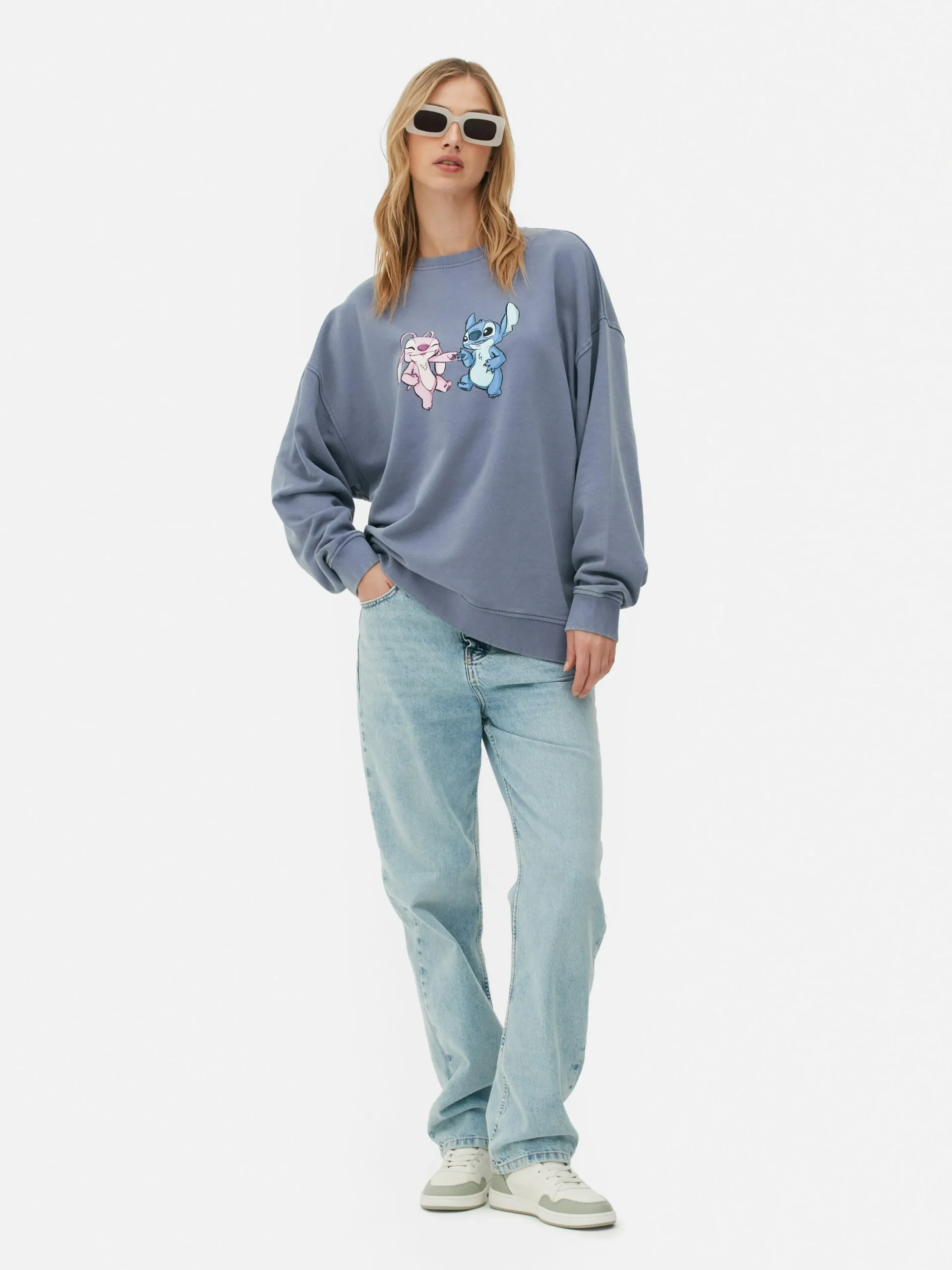 Disney’s Lilo And Stitch Oversized Sweatshirt|Primark Clearance