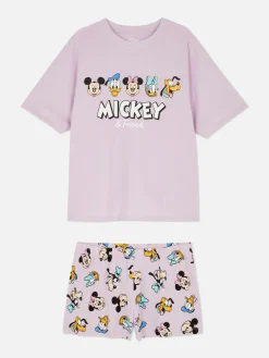 Disney’s Mickey Mouse And Friends T-shirt And Shorts Pajamas|Primark Clearance