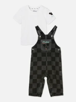 Disney’s Mickey Mouse Checkerboard Overall Set|Primark Online