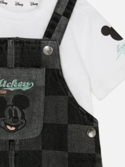 Disney’s Mickey Mouse Checkerboard Overall Set|Primark Online