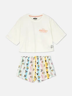 Disney’s Mickey Mouse Cropped Pajamas|Primark New