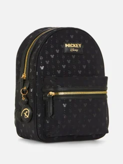 Disney’s Mickey Mouse Gold Tone Monogram Backpack|Primark Online