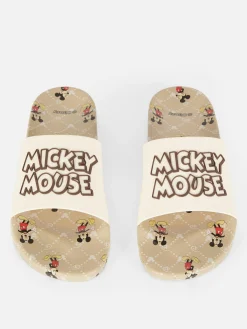 Disney’s Mickey Mouse Monogram Pool Slides|Primark
