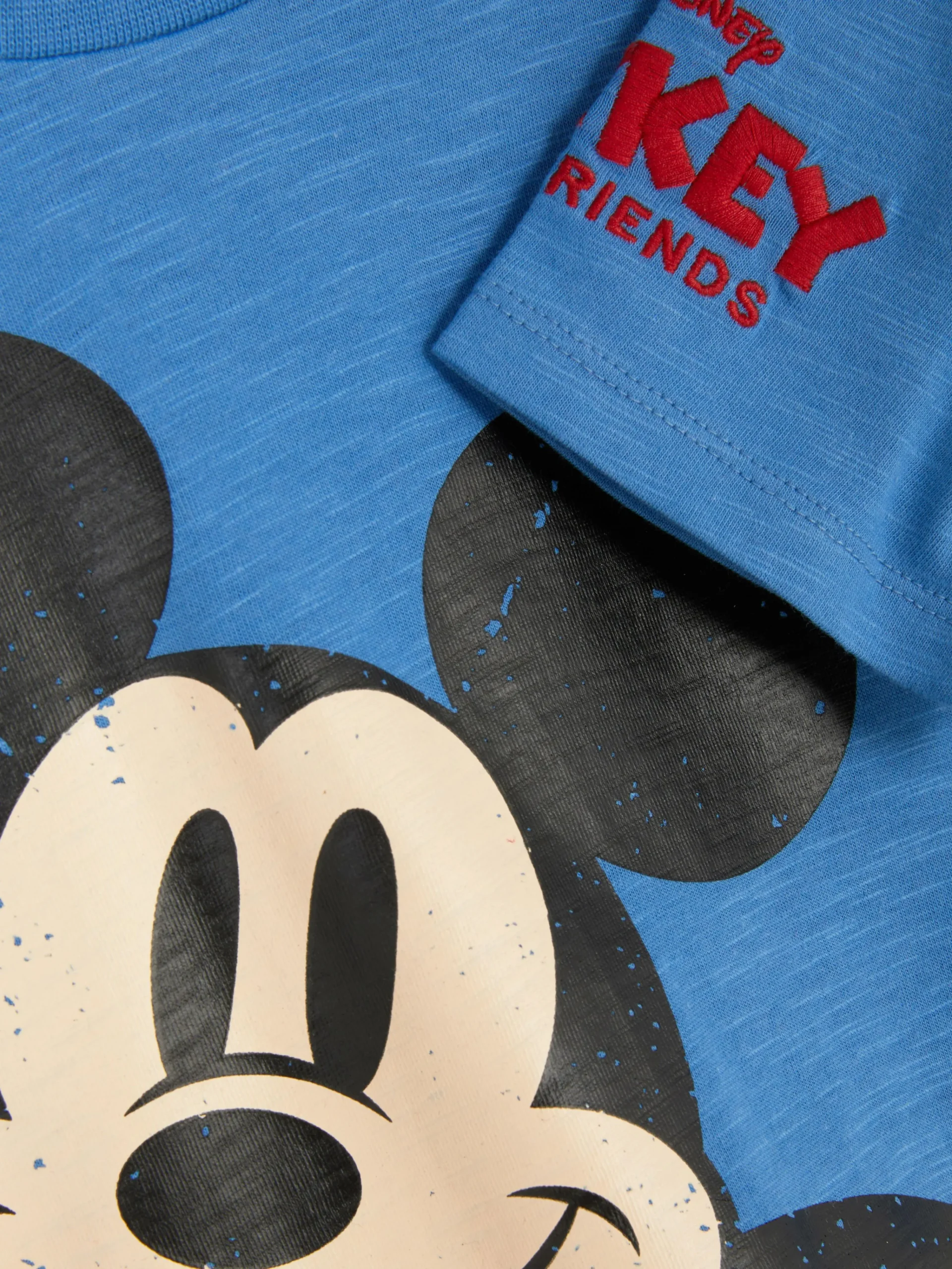 Disney’s Mickey Mouse Printed Slubbed T-Shirt|Primark Sale
