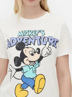 Disney’s Mickey Mouse Printed T-Shirt|Primark Outlet
