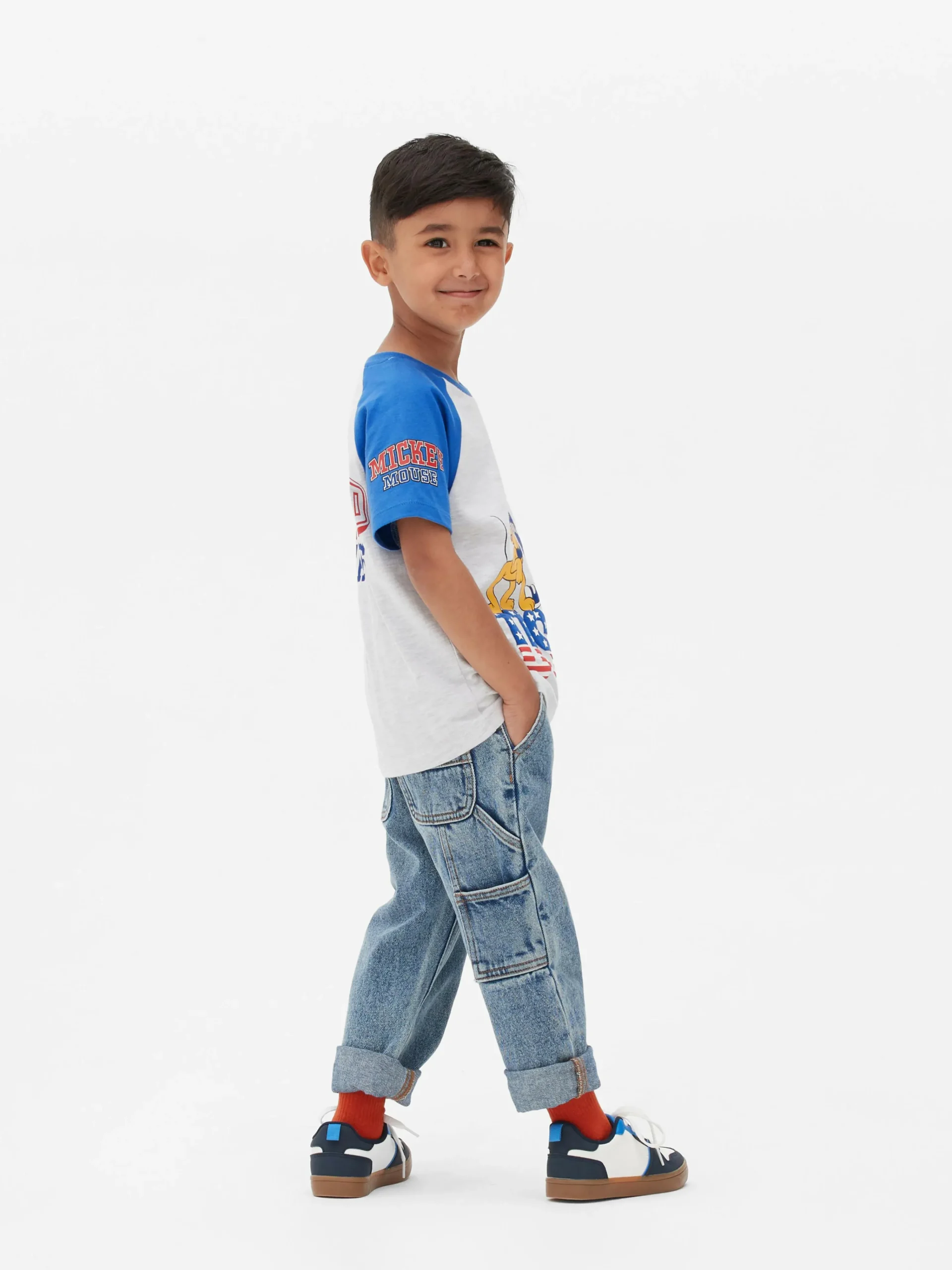 Disney’s Mickey Mouse 4th Of July Raglan T-Shirt|Primark Clearance
