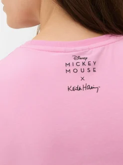 Disney’s Mickey Mouse X Keith Haring Cropped T-Shirt|Primark Sale