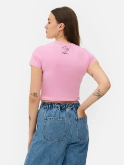 Disney’s Mickey Mouse X Keith Haring Cropped T-Shirt|Primark Sale
