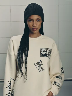 Disney’s Mickey Mouse X Keith Haring Sweatshirt|Primark Online