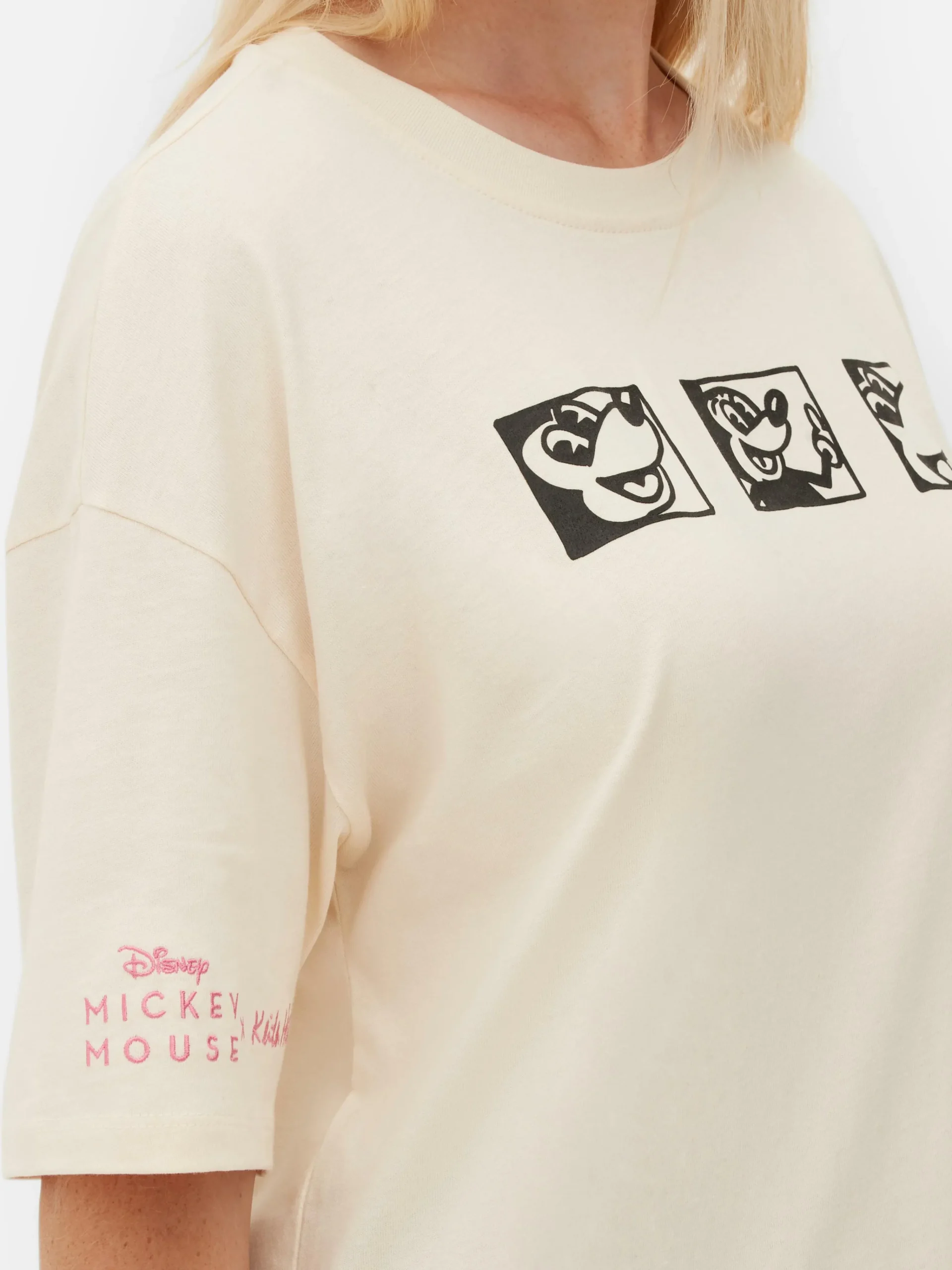 Disney’s Mickey Mouse X Keith Haring Oversized T-Shirt|Primark Clearance