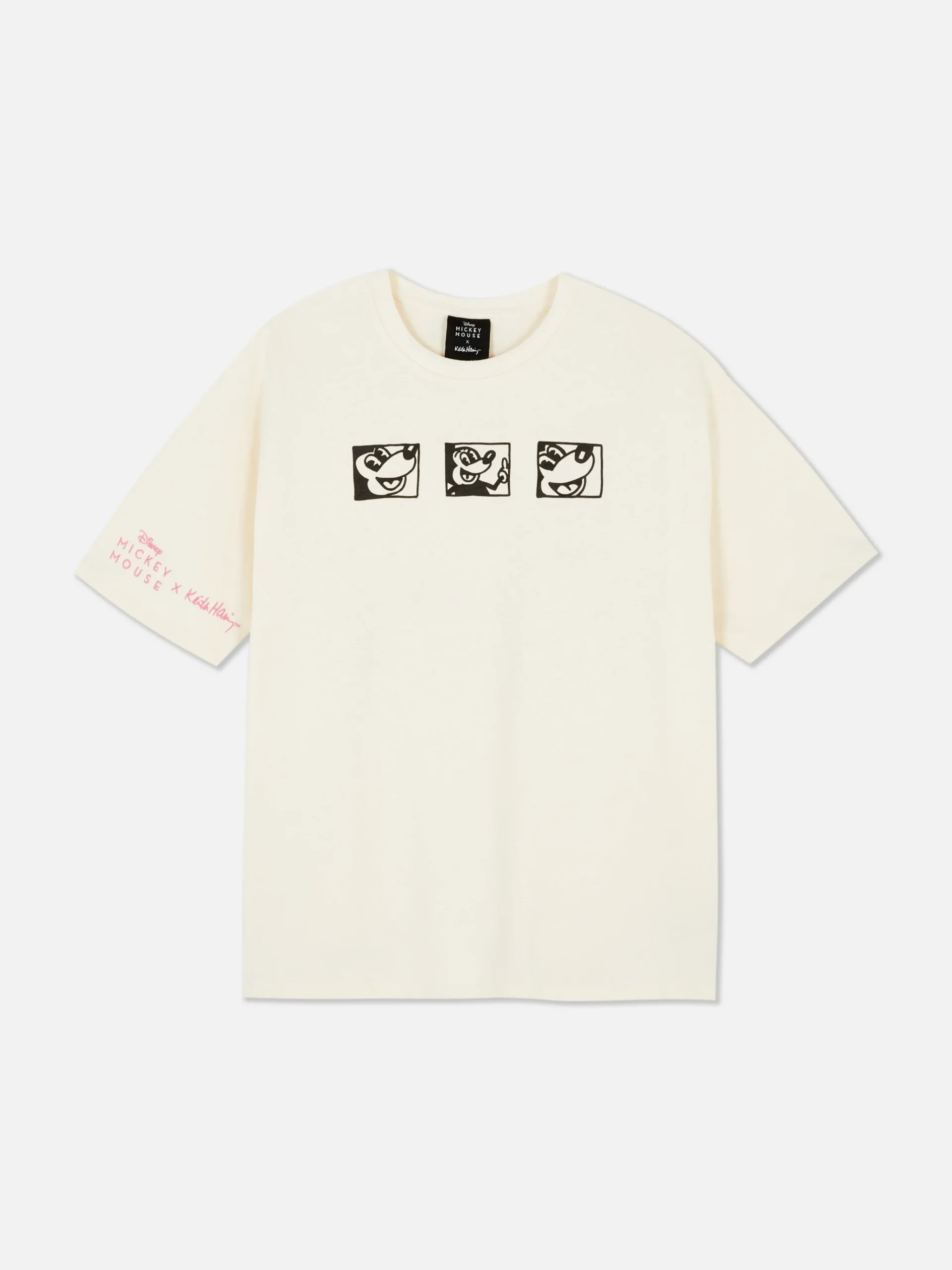 Disney’s Mickey Mouse X Keith Haring Oversized T-Shirt|Primark Clearance