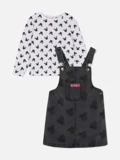 Disney’s Minnie Mouse Overall Dress Set|Primark New