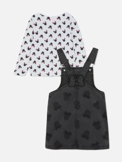 Disney’s Minnie Mouse Overall Dress Set|Primark New
