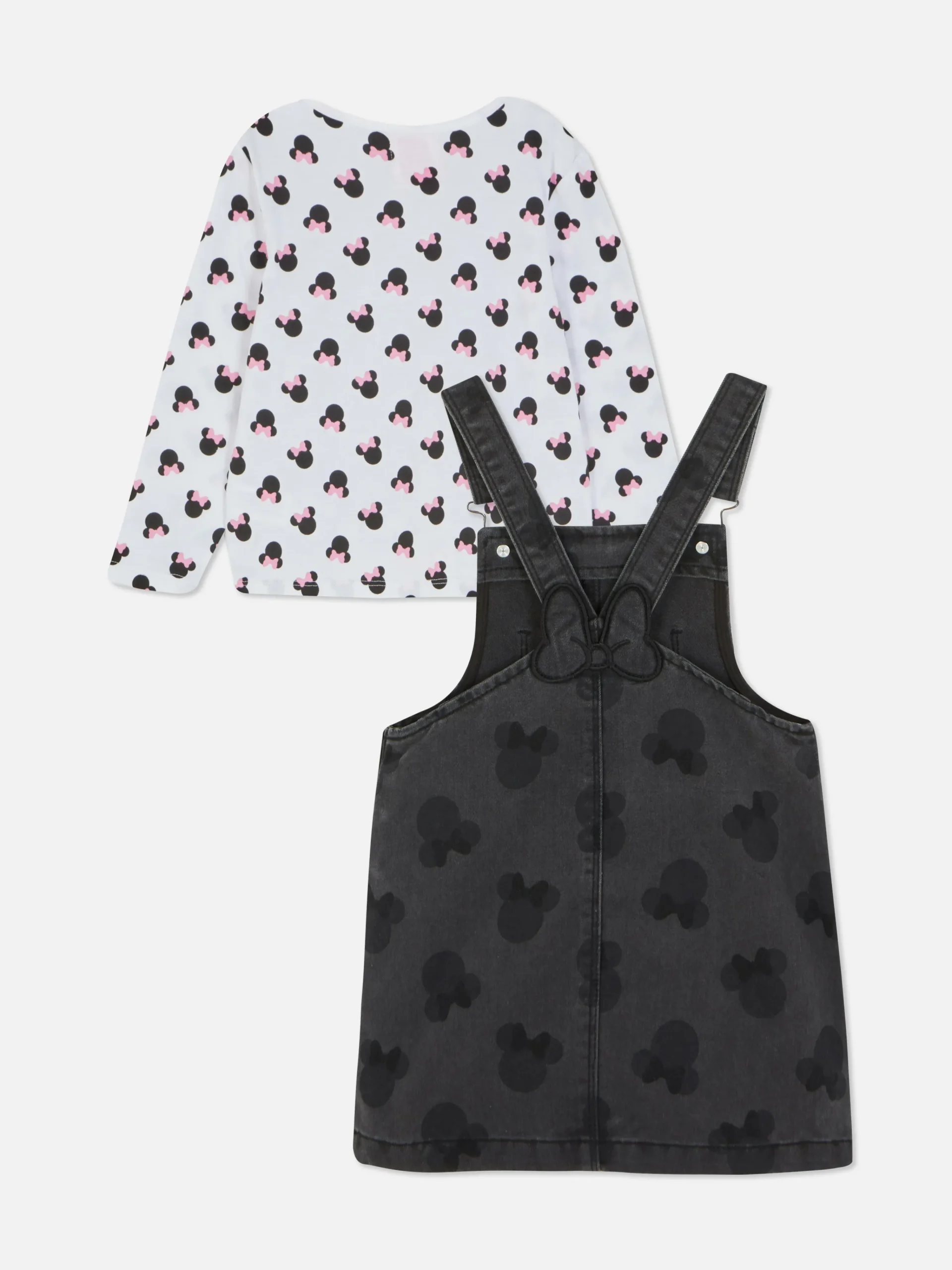 Disney’s Minnie Mouse Overall Dress Set|Primark New