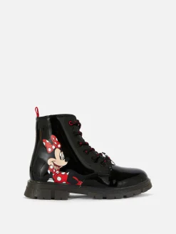 Disney’s Minnie Mouse Patent Chunky Boots|Primark Discount