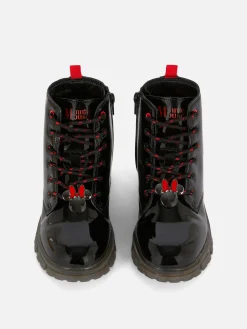 Disney’s Minnie Mouse Patent Chunky Boots|Primark Discount