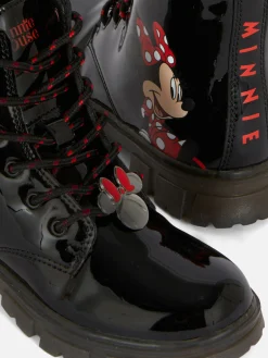 Disney’s Minnie Mouse Patent Chunky Boots|Primark Discount