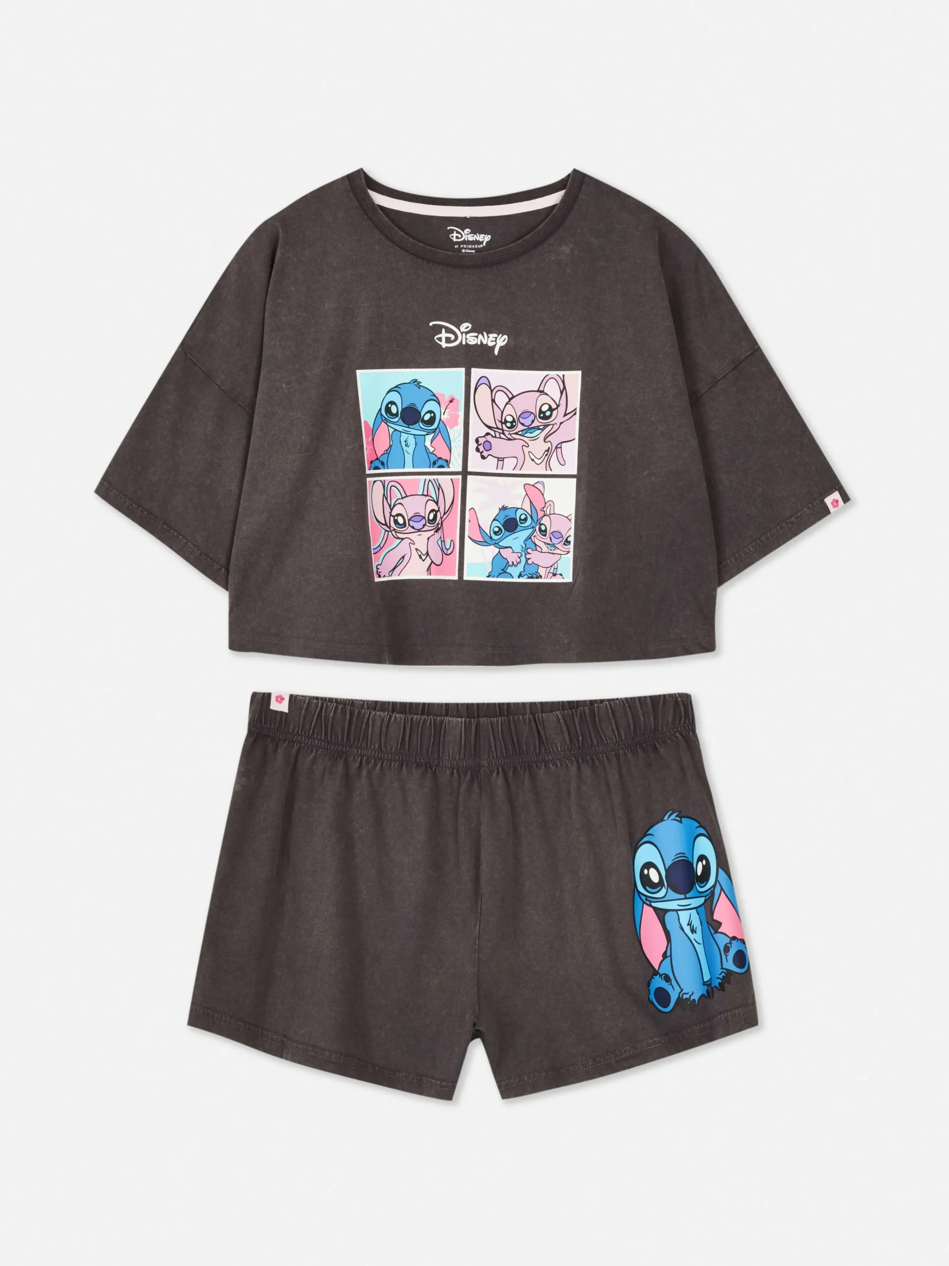 Disney’s Stitch And Angel Cropped Pajamas|Primark Sale