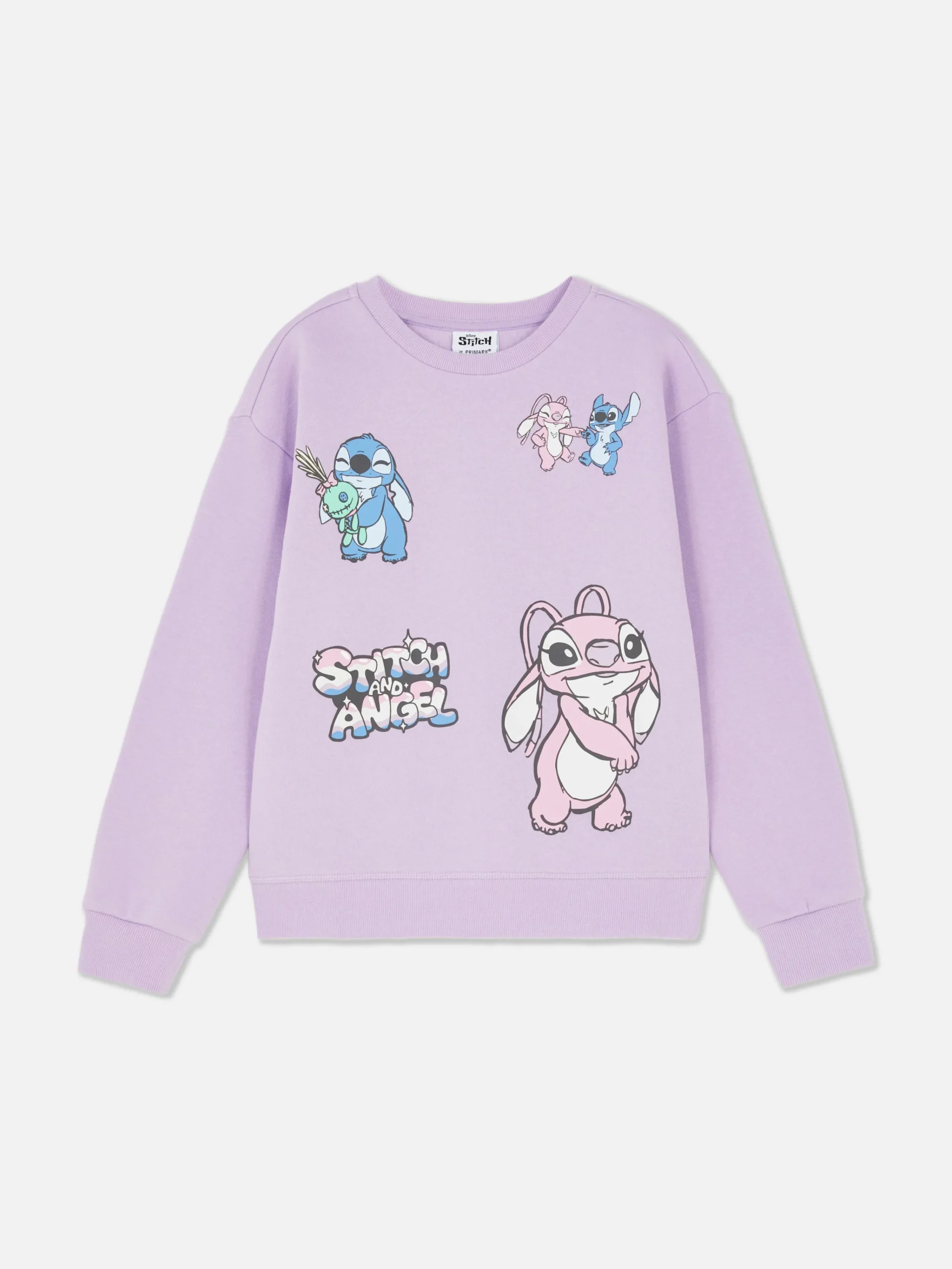 Disney’s Stitch And Angel Crew Neck Sweatshirt|Primark Hot