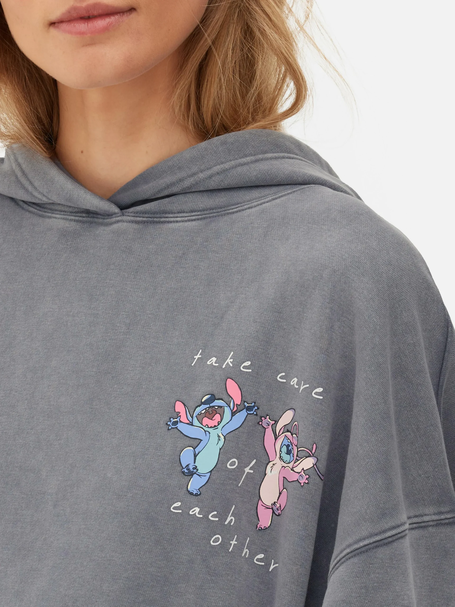 Disney’s Stitch And Angel Pullover Hoodie|Primark Online