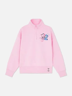 Disney’s Stitch And Angel Half-Zip Pullover|Primark Sale