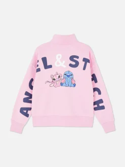 Disney’s Stitch And Angel Half-Zip Pullover|Primark Sale