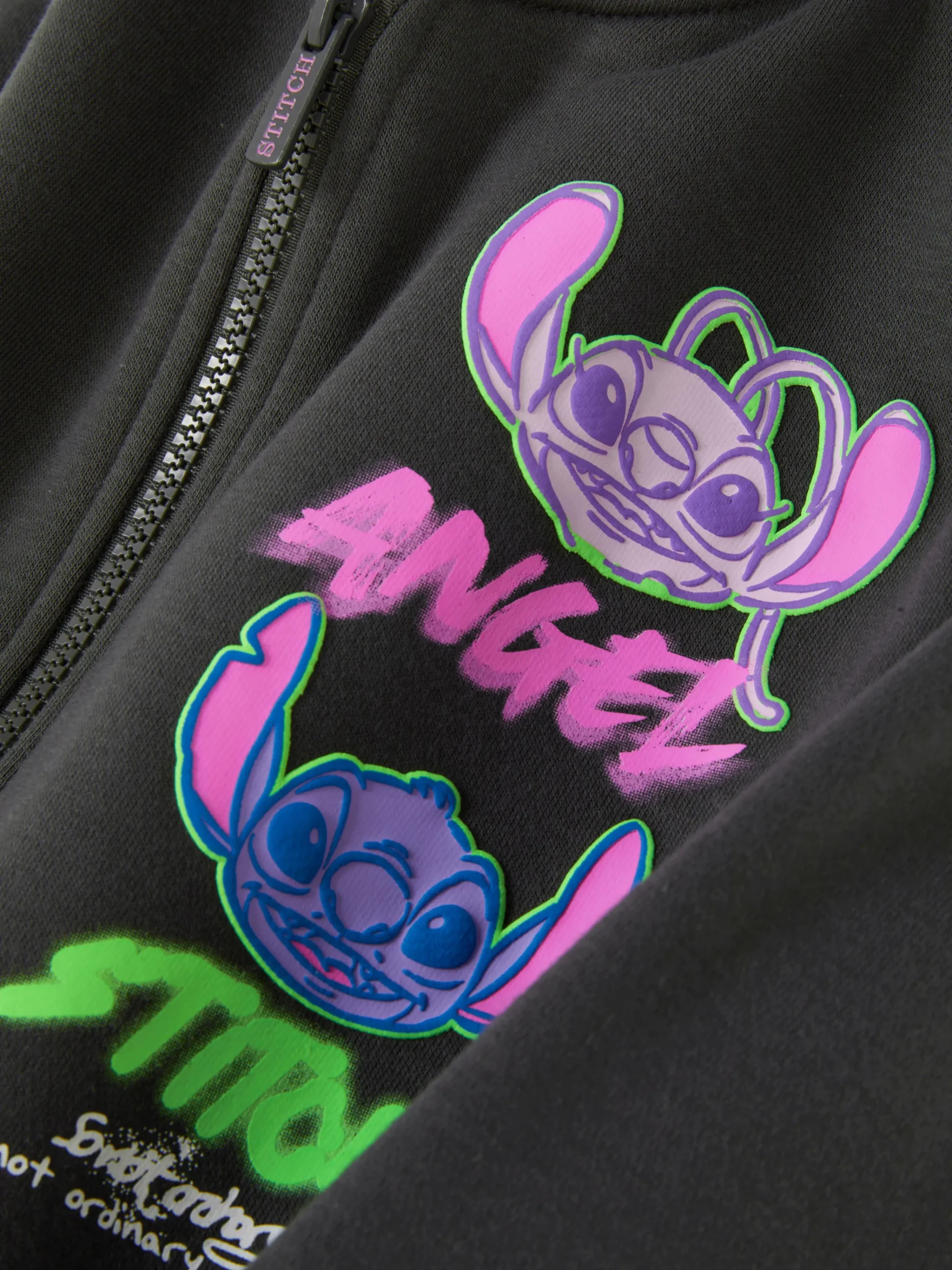 Disney's Stitch And Angel Graffiti Sweatshirt|Primark Discount