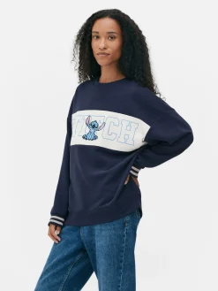 Disney’s Stitch Contrast Text Sweatshirt|Primark Discount