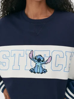 Disney’s Stitch Contrast Text Sweatshirt|Primark Discount
