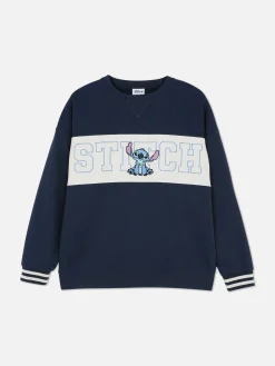 Disney’s Stitch Contrast Text Sweatshirt|Primark Discount