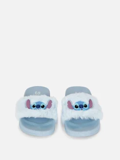 Disney’s Stitch Faux Fur Pool Slides|Primark Hot
