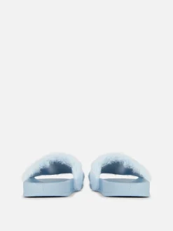 Disney’s Stitch Faux Fur Pool Slides|Primark Hot