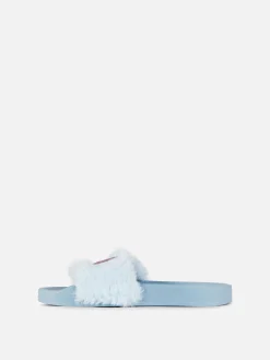 Disney’s Stitch Faux Fur Pool Slides|Primark Hot
