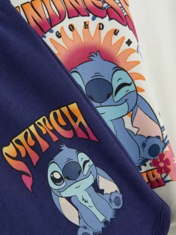 Disney’s Stitch Sweatshirt And Shorts Set|Primark Clearance