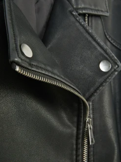 Distressed Faux Leather Biker Jacket|Primark Sale