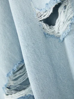 Distressed Wide Leg Jeans|Primark Clearance