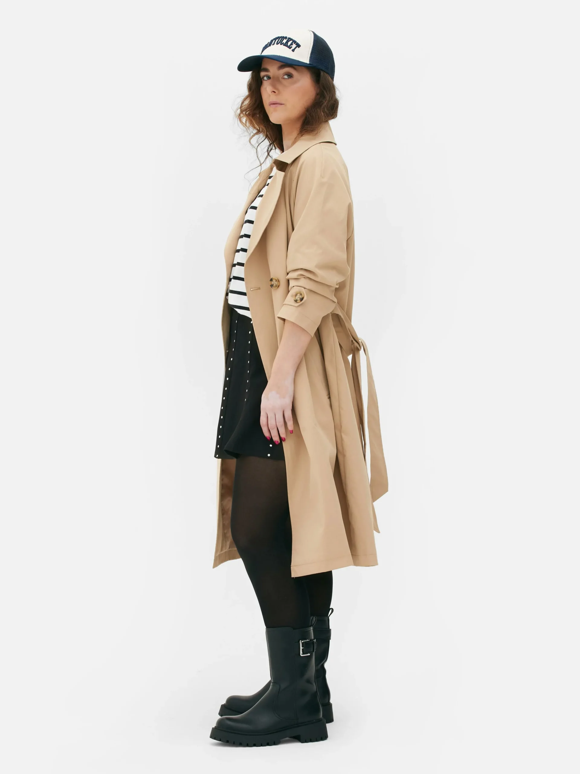Double Breasted Trench Coat|Primark Hot