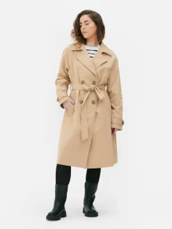 Double Breasted Trench Coat|Primark Hot
