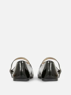 Double Buckle Strap Ballet Flats|Primark Sale