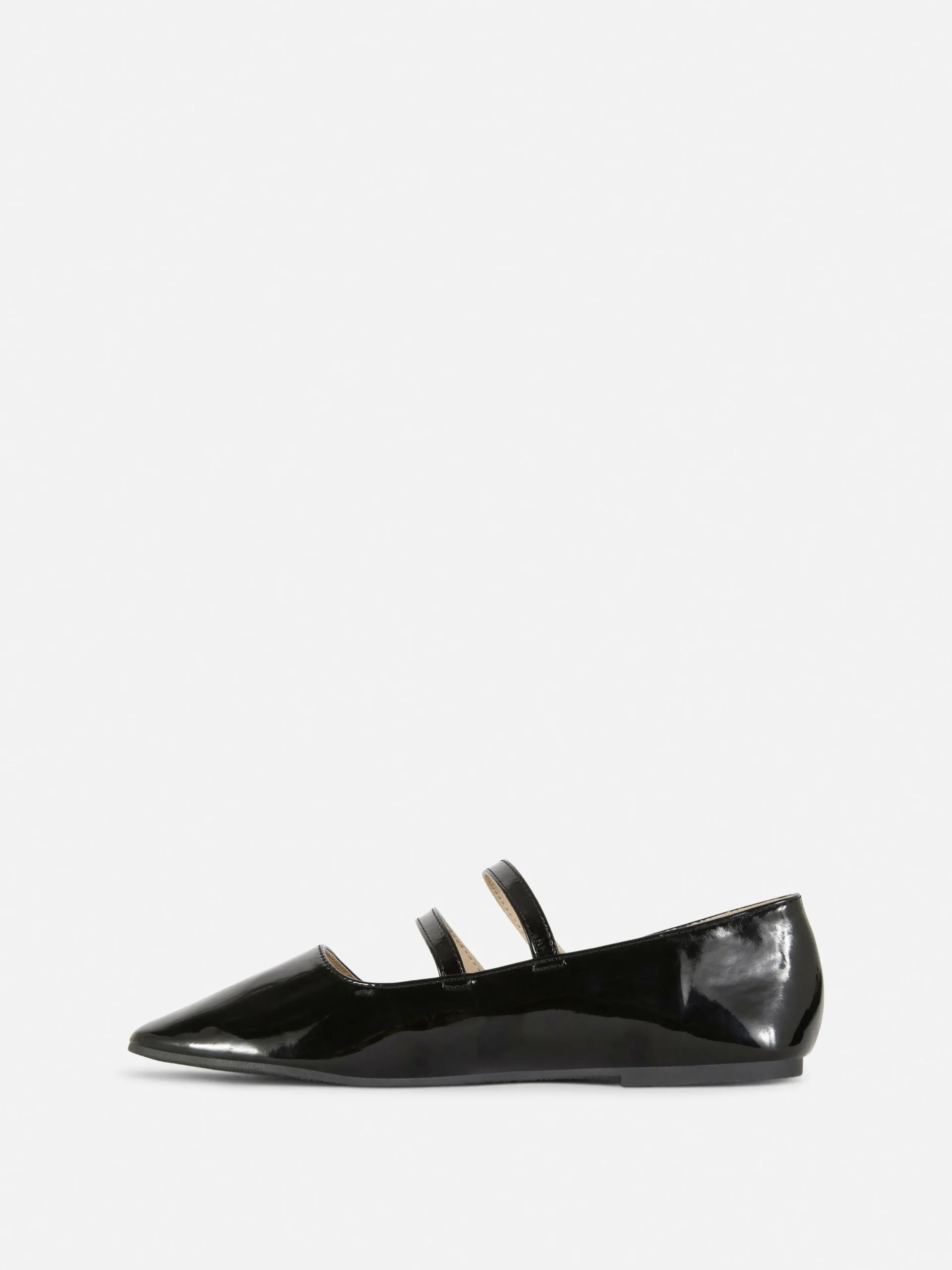 Double Buckle Strap Ballet Flats|Primark Sale