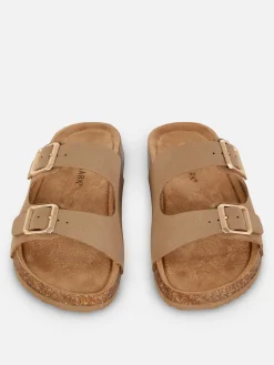 Double Strap Footbed Sandals|Primark Online