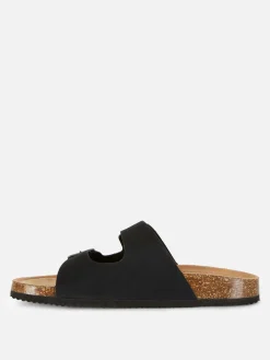 Double Strap Footbed Sandals|Primark New