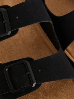 Double Strap Footbed Sandals|Primark New